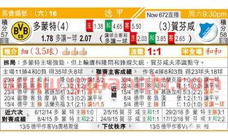 比分预测（多特蒙德对霍芬海姆比分预测） 第1张