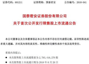 国泰君安发行价（国泰君安最新股价） 第1张